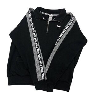 VS Pink boyfriend half zip